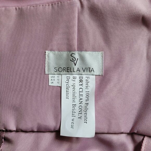 Sorella Vita dress pink formal wedding party prom summer evening feminine new - Picture 14 of 15